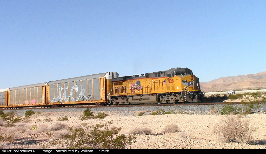 WB Unit Vehicular car Frt at Erie NV W-Psh -83